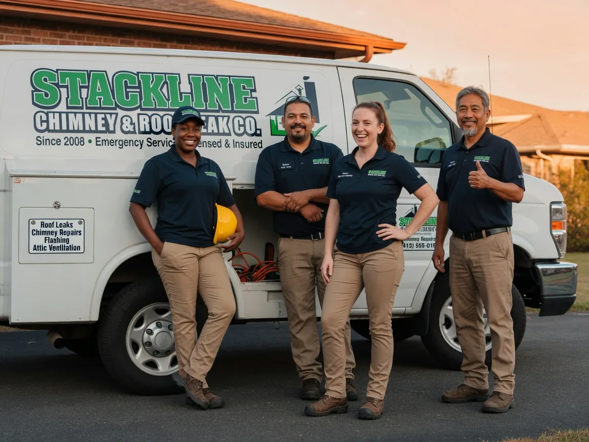 Chimney flashing repair company in Chauvin, LA